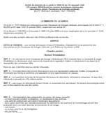 Arrêté N° 2008-05 du 19 Octobre 2005