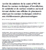 Arrêté N° 902-08 du 21 Juillet 2008