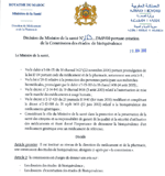 Décision du Ministre N° 153 DMP/00