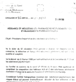Circulaire N° 35 DMP/00 du 25 Juin 1999