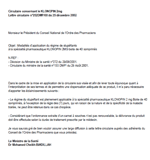 Lettre-Circulaire N° 252 DMP/00 du 25/12/2002